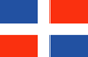 Flagge der Dominikanischen Republik Flagge der Dominikanischen Republik
