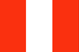 Flagge von Peru